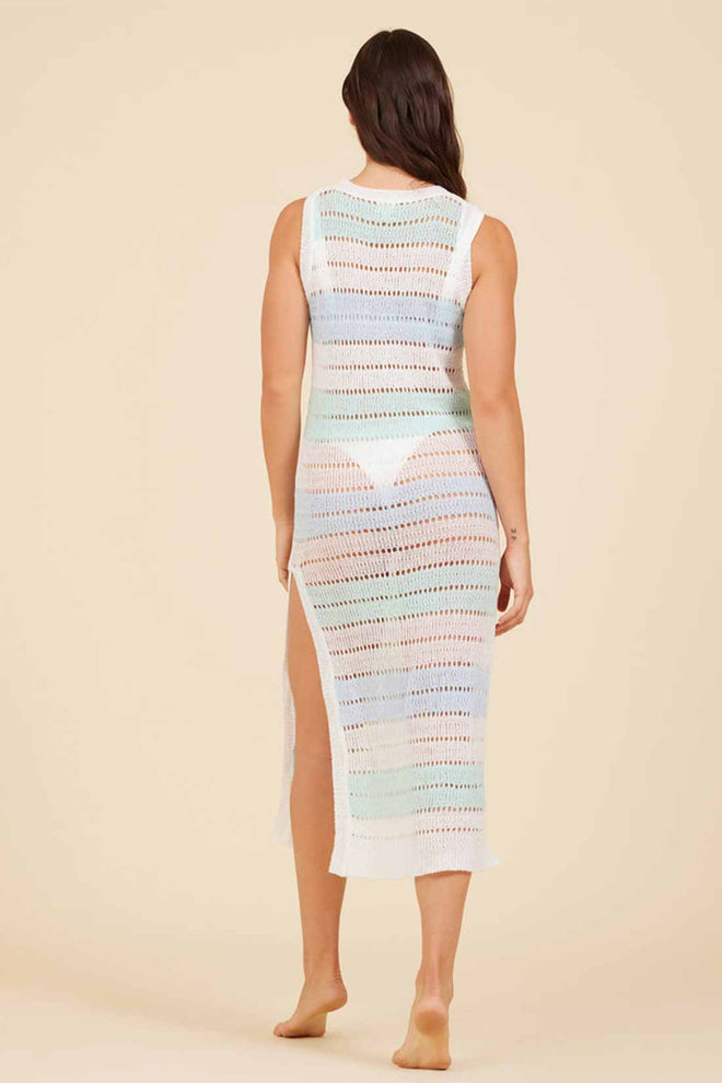 Bondi Stripe Knit Maxi Dress back