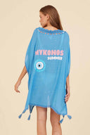 Royal Blue Mykonos Coverup back