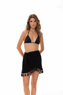 Milonga Black Tassel Skirt