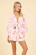 Oceana Print Shorts Set