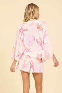 Oceana Print Shorts Set back