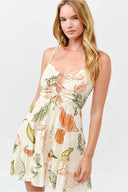 Shell Printed Mini Dress