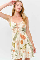 Shell Printed Mini Dress front