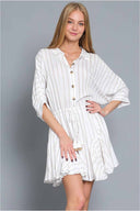 Alma White Mini Dress
