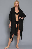Ruby Black Kimono