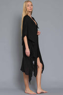 Ruby Black Kimono side