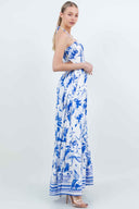 Floral Smocked Maxi Dress side