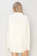 Andrea Cream Knit Shorts Set back