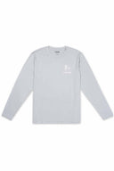 Grey Palm Print Long Sleeve Rashguard