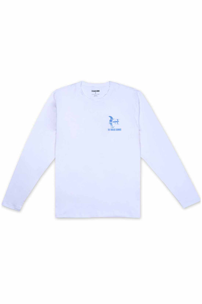 White Fish Long Sleeve Rashguard