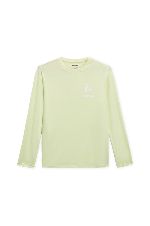 Lime Printed Long Sleeve Sunshirt