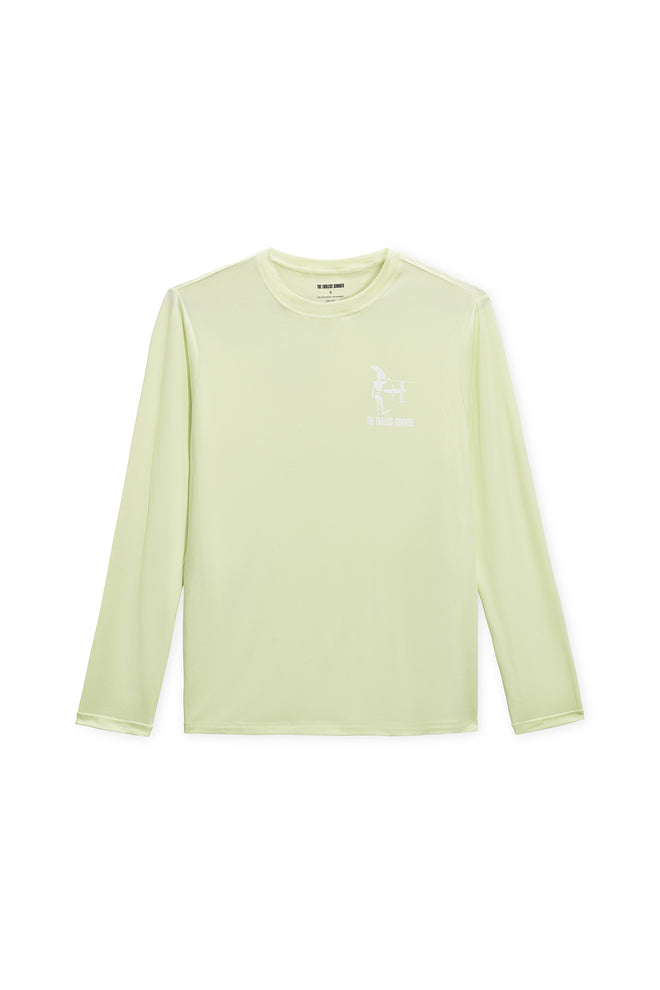 Lime Printed Long Sleeve Sunshirt