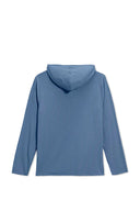 Denim Printed LS Hooded Sunshirt back