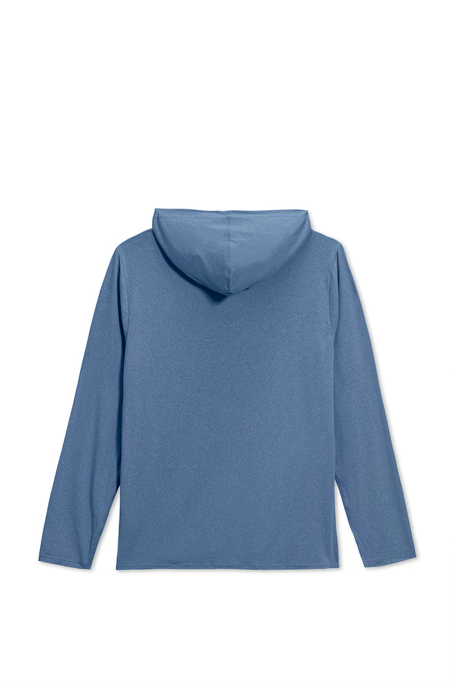 Denim Printed LS Hooded Sunshirt back