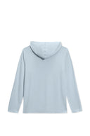Light Blue Printed LS Hooded Sunshirt back