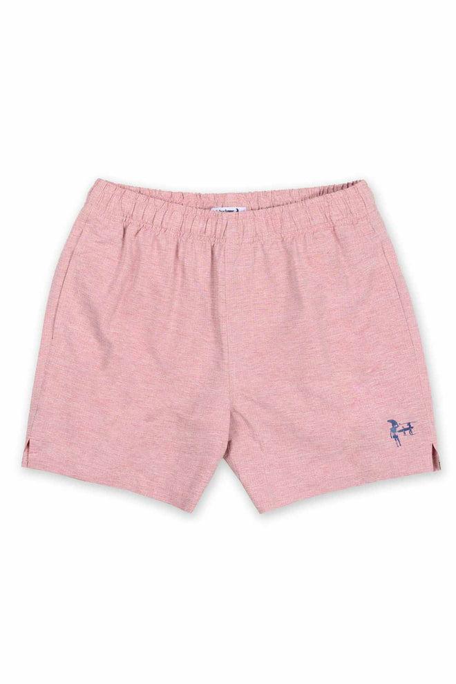 Mauve Solid Shorts