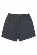 Grey Solid Shorts back