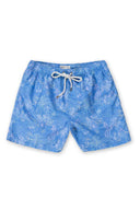 Blue Printed Volley Swimtrunk