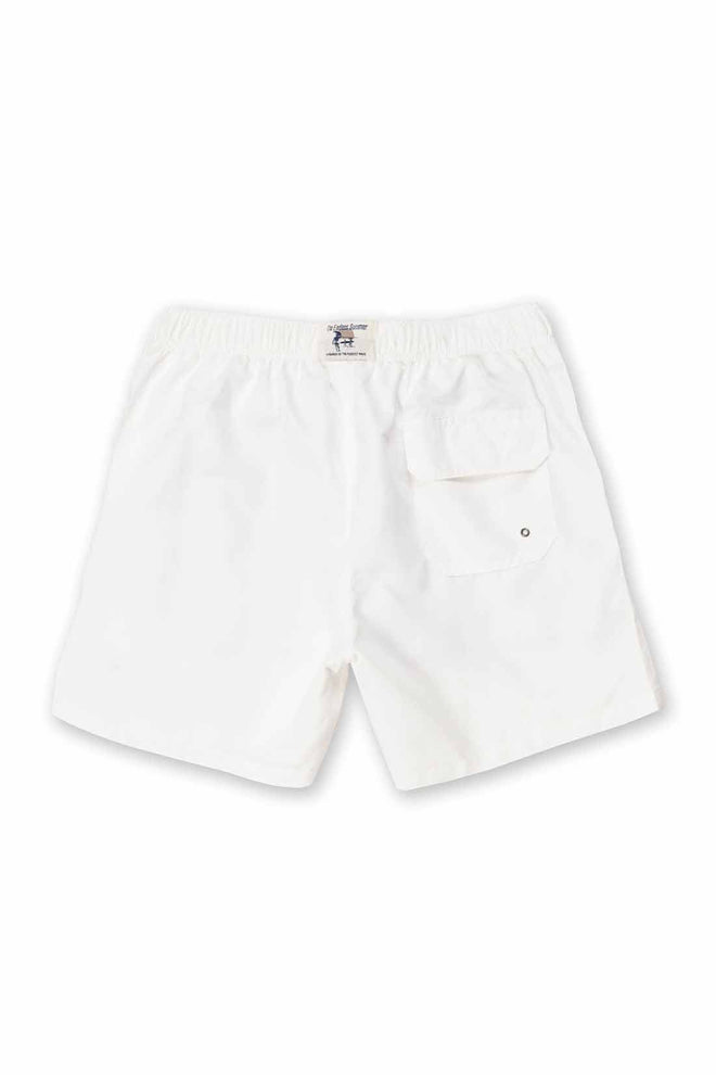 White shorts on a white background