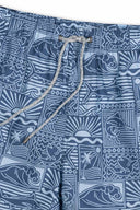 Denim Printed Volley Swimtrunk detail