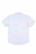 Pink Tropical Print Shirt back