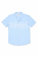 Light Blue Hibiscus Shirt