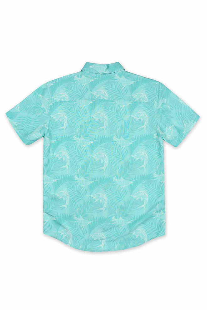 Mint Camo Marlin Shirt back