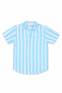 Light Blue Cabana Stripe Shirt