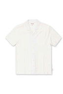 Ivory Crinkle Camp Shirt