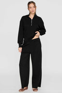 Black Long Sleeve Pants Set