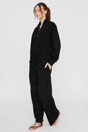 Black Long Sleeve Pants Set side