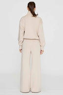 Khaki Long Sleeve Pants Set back