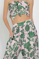 Pink Green Tube Pants Set details