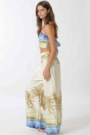 Ivory Printed Tube Pants Set side