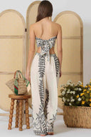 Printed Tube Pants Set back