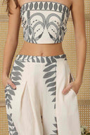 Printed Tube Pants Set detail