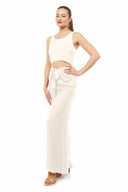 Kiley Papyrus Solid Cutout Jumpsuit side