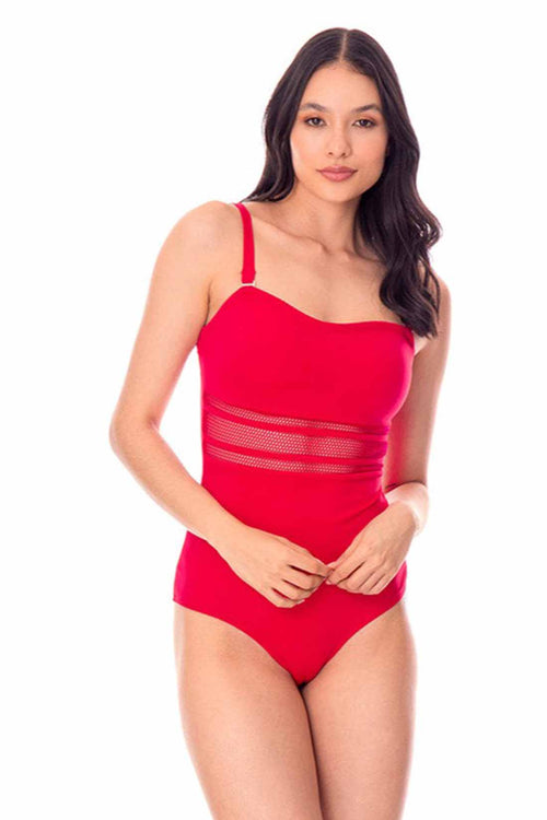 St Even Red One Piece