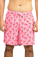 Pink Flamingos Swim Trunk