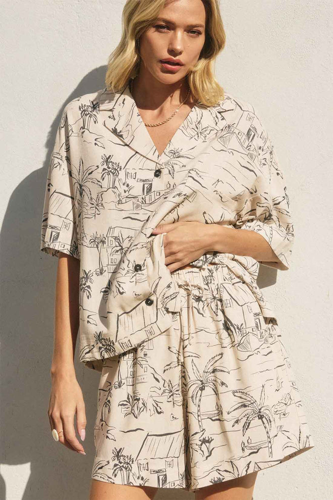 Oceanside Shorts Set