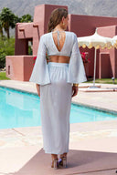 Luli Fama Celestial Wrap Skirt Set