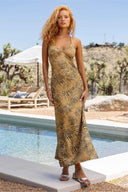 Lulifama Safari Sunsets Maxi Dress
