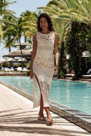 Lulifama Day to Night Ivory Maxi Dress
