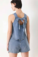 Floral Love Denim Skort Set back