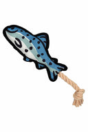 Life is Good Fish Rope Dog Toy back