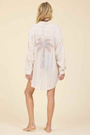 Shoreline Striped Palm Shirt back