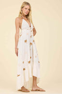 Sun Sand Embroidered Maxi Dress side