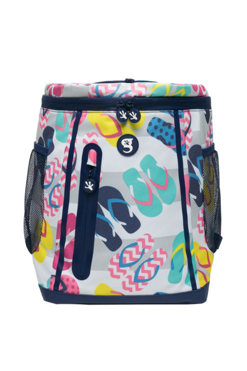 Gecko Navy Flip Flop Opticool Backpack Cooler