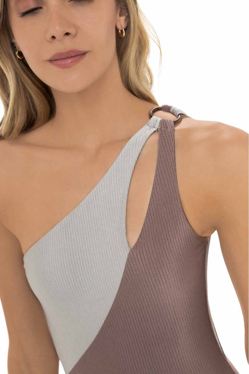 Milonga Glam One Shoulder One Piece detail