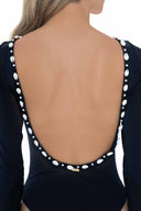 Milonga Glam Black One Piece back detail